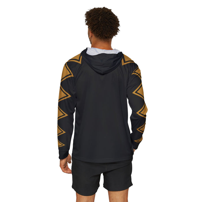Abaranger Black Hoodie (Full Print) Lightweight, Breathable, workout, pull over, fitness Hoodie Super Sentai Custom