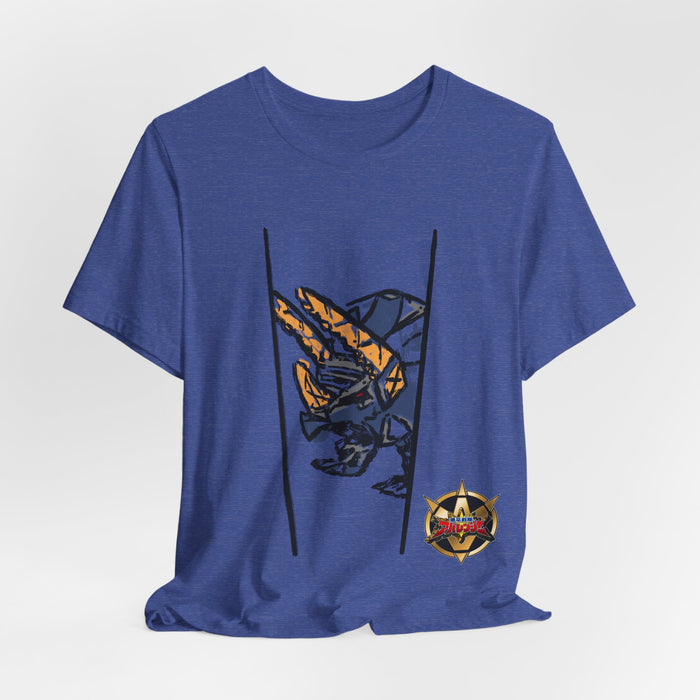 Abaranger Blue Ranger Tee Super Sentai T Shirt Custom Graphic Art Cosplay Shirts Rangers Retro Vintage 90s