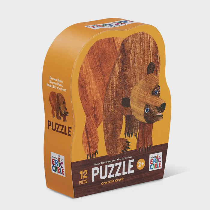 Brown Bear 12-Piece Shaped Box Puzzle