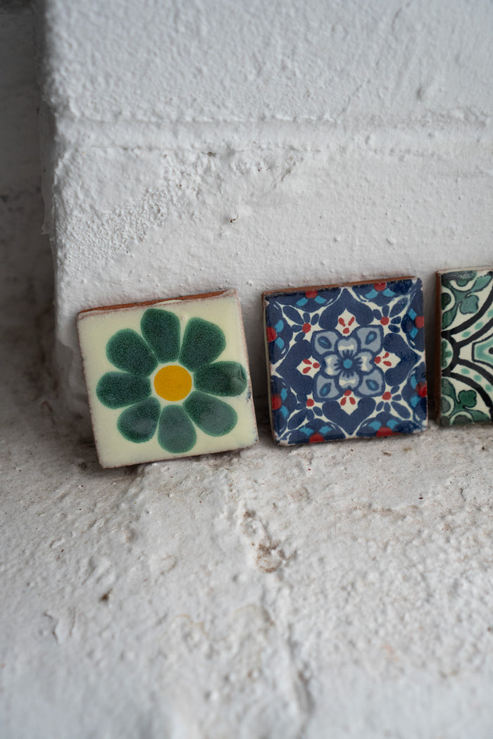 Ceramic Talavera Tiles - Individual 2" x 2" Tile