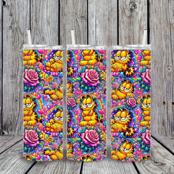 COLORFUL CAT TUMBLER