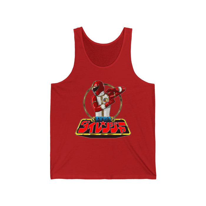 Dairanger Red Tank Super Sentai T Shirt Custom Graphic Art Cosplay Shirts Rangers Retro Vintage 90s