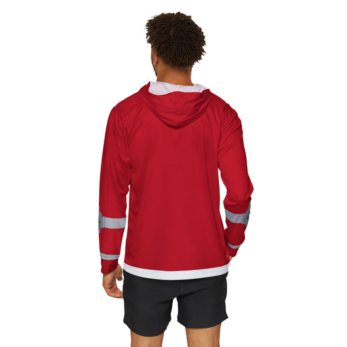 Don Brothers Red Hoodie (Full Print) Super Sentai Custom Lightweight, Breathable, Workout, Pull over, Fitness, Retro