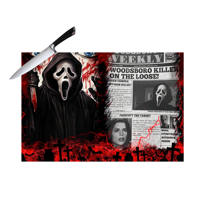 GHOSTFACE CUTTING BOARD