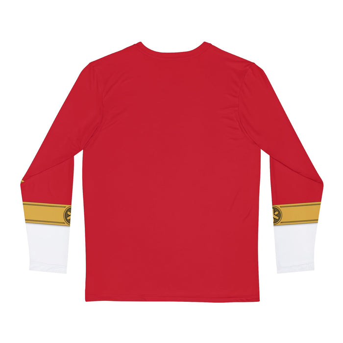 GoGo Five Red Long Sleeve Shirt (Full Print) Custom Graphic Art Cosplay Shirts Rangers Retro Vintage 90s
