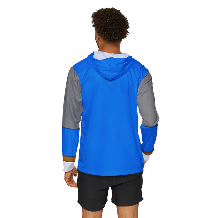 Hurricaneger Blue Hoodie (Full Print) Lightweight, Breathable, workout, pull over, fitness Hoodie (Full Print) Super Sentai Custom