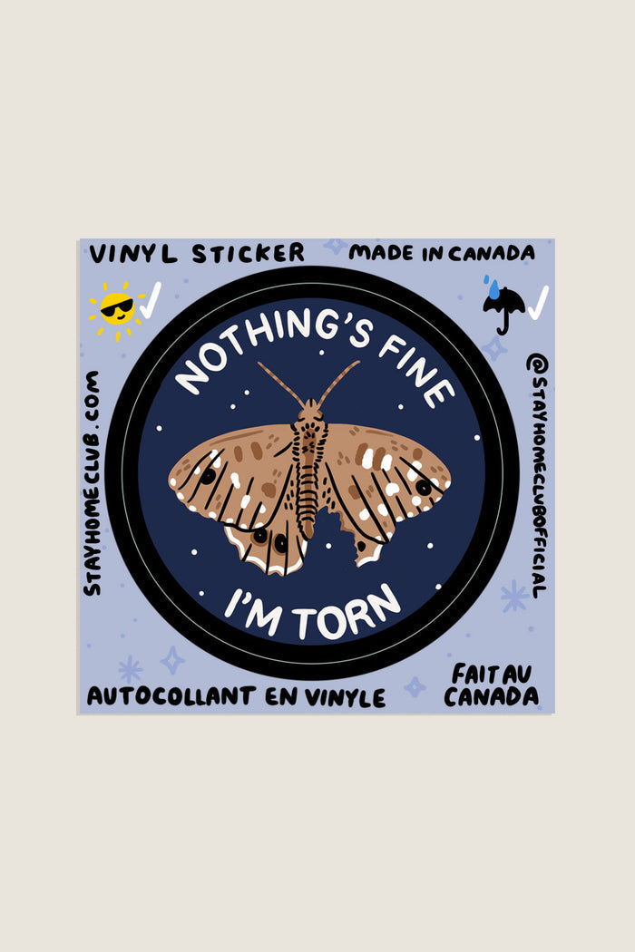 I'm Torn Vinyl Sticker