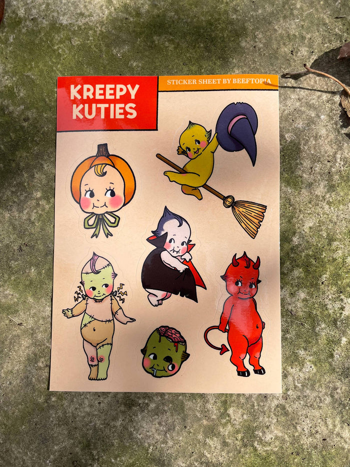 Kreepy Kuties Sticker Sheet