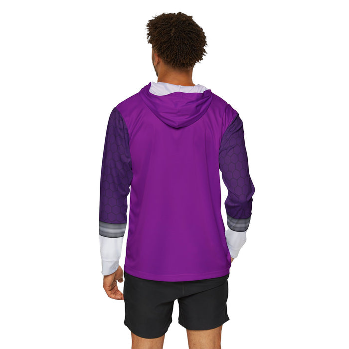Kyoryuger Purple Hoodie (Full Print) Super Sentai Lightweight, Breathable, workout, pull over, fitness Hoodie Super Sentai Custom