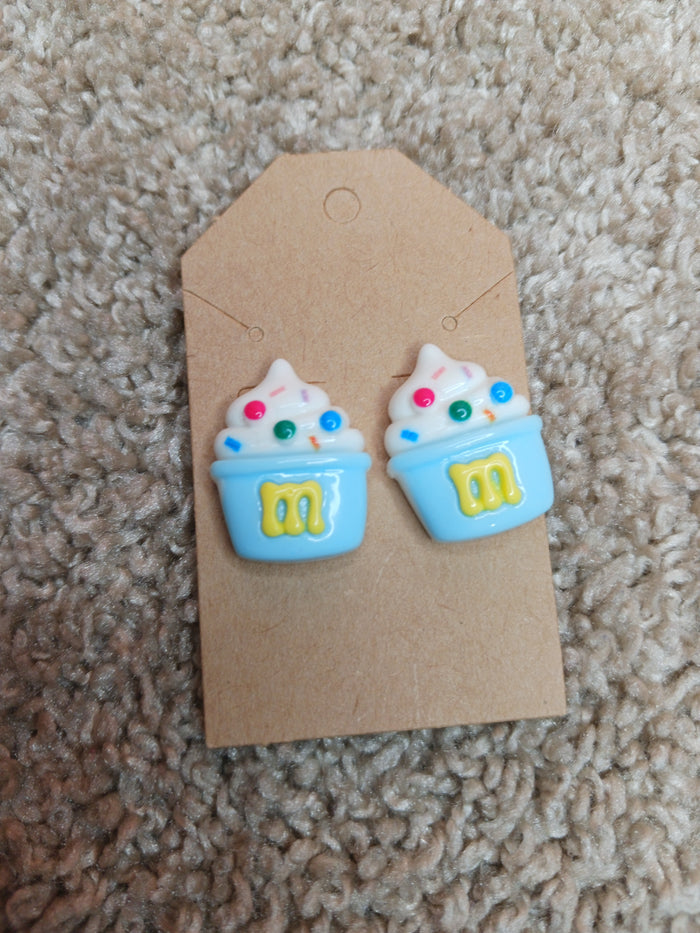 M& m earrings 1