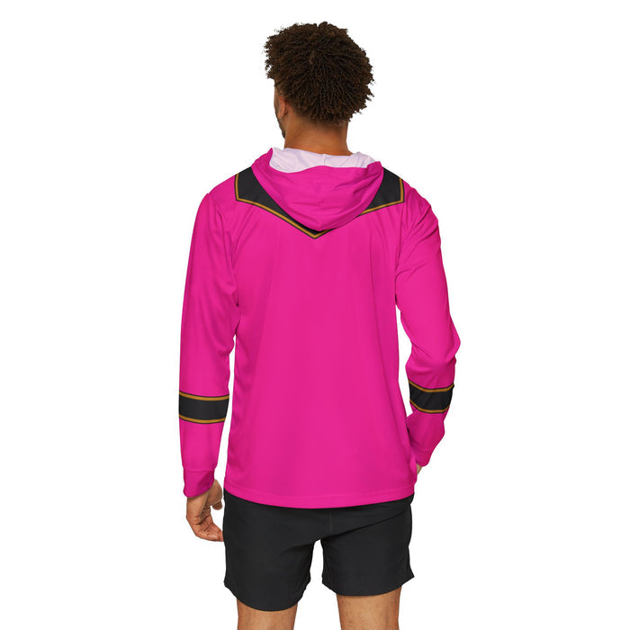 Magiranger Pink Hoodie (Full Print) Lightweight, Breathable, workout, pull over, fitness Hoodie Super Sentai Custom