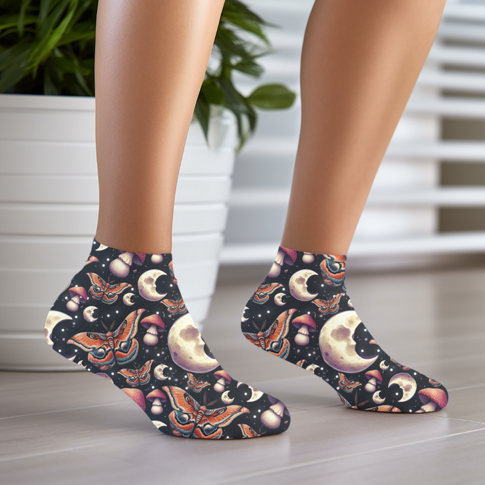 MOTH AND MOON SOCKS