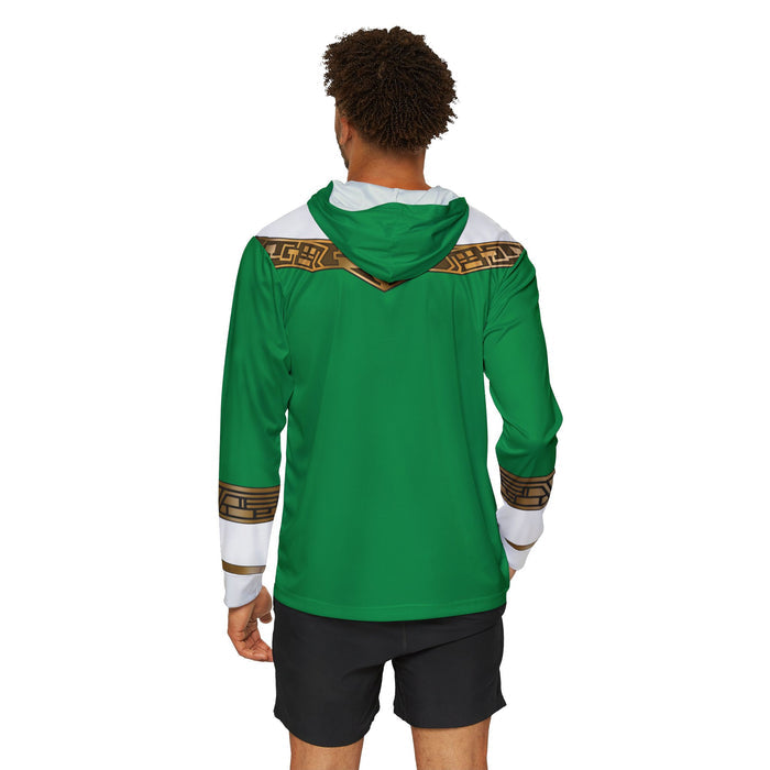 Ohranger green Hoodie (Full Print) Lightweight, Breathable, workout, pull over, fitness Hoodie Super Sentai Custom