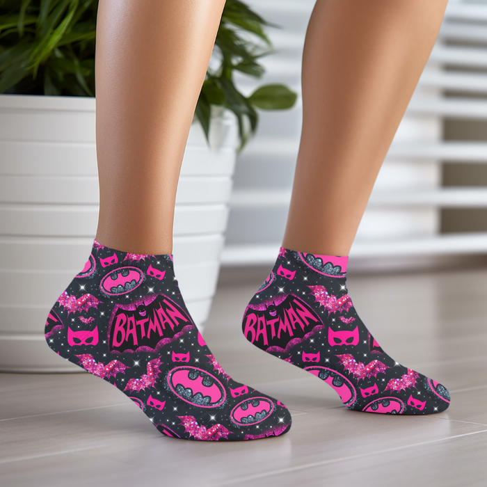 PINK BATMAN SOCKS