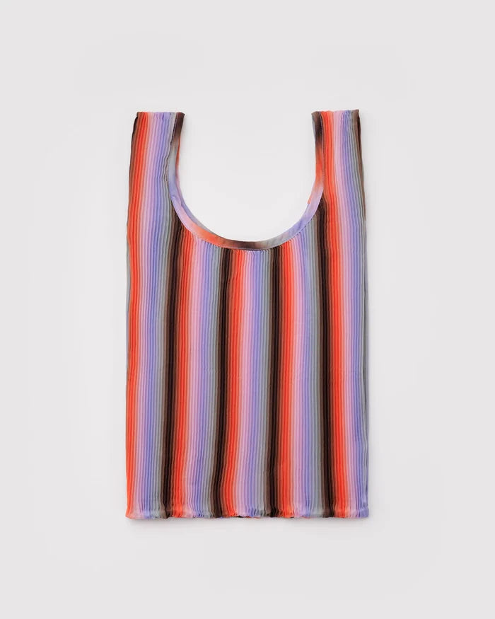PLEATED BAGGU - GRADIENT STRIPE POPPY & LILY