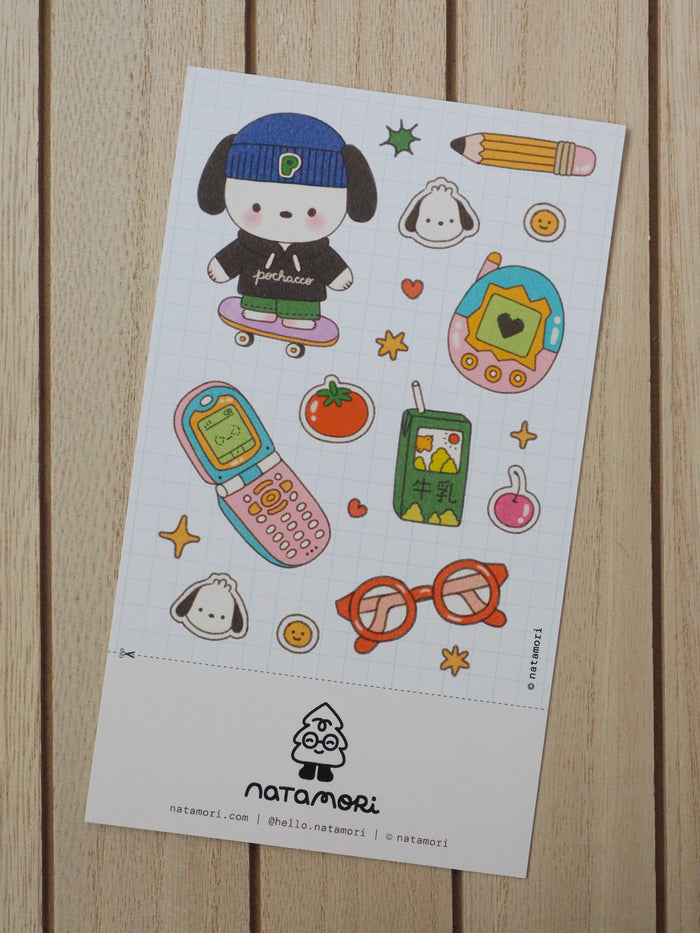Pochacco sticker sheet
