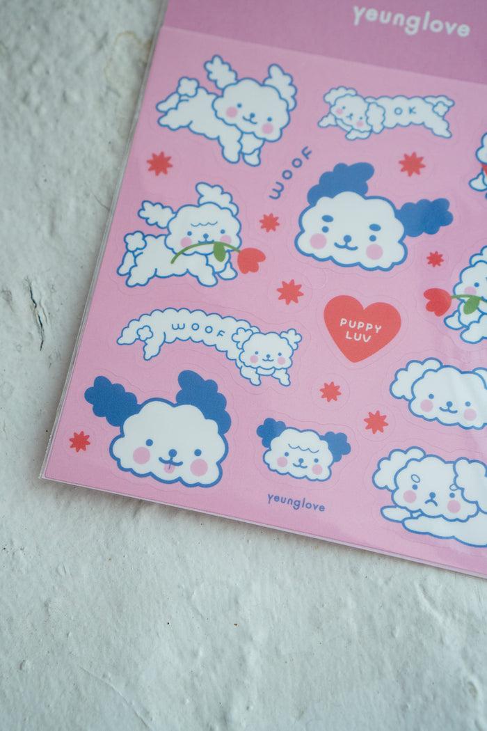 Puppyluv Sticker Sheet