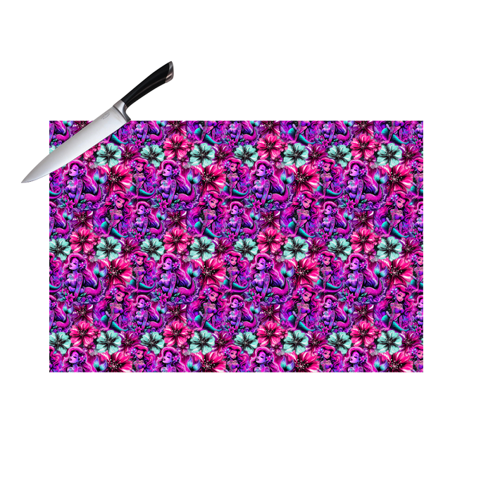 PURPLE ARIEL CUTTING BOARD