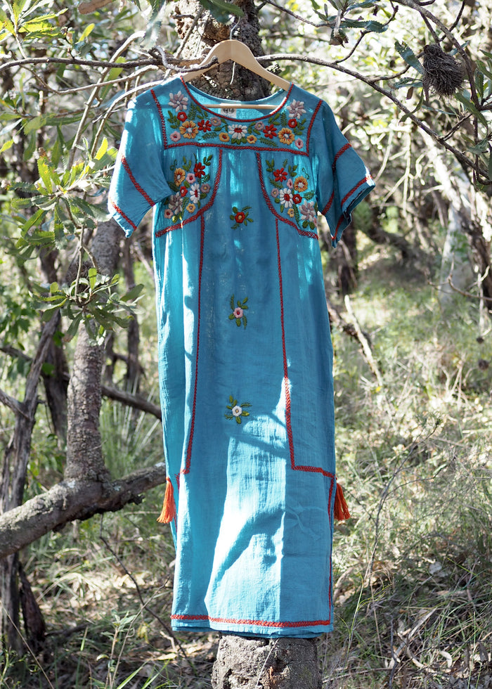 Romina Maxi Dress in Blue