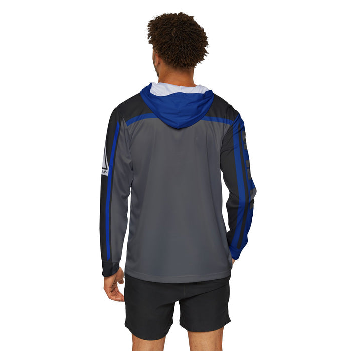 SPD Blue Hoodie (Full Print) Lightweight, Breathable, workout, pull over, fitness Hoodie Super Sentai Custom