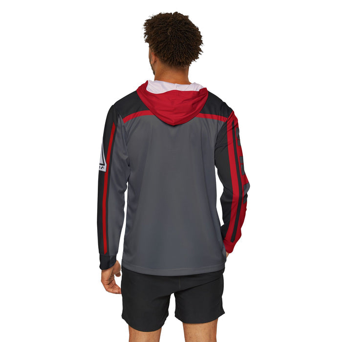 SPD Red Hoodie (Full Print) Lightweight, Breathable, workout, pull over, fitness Hoodie Super Sentai Custom