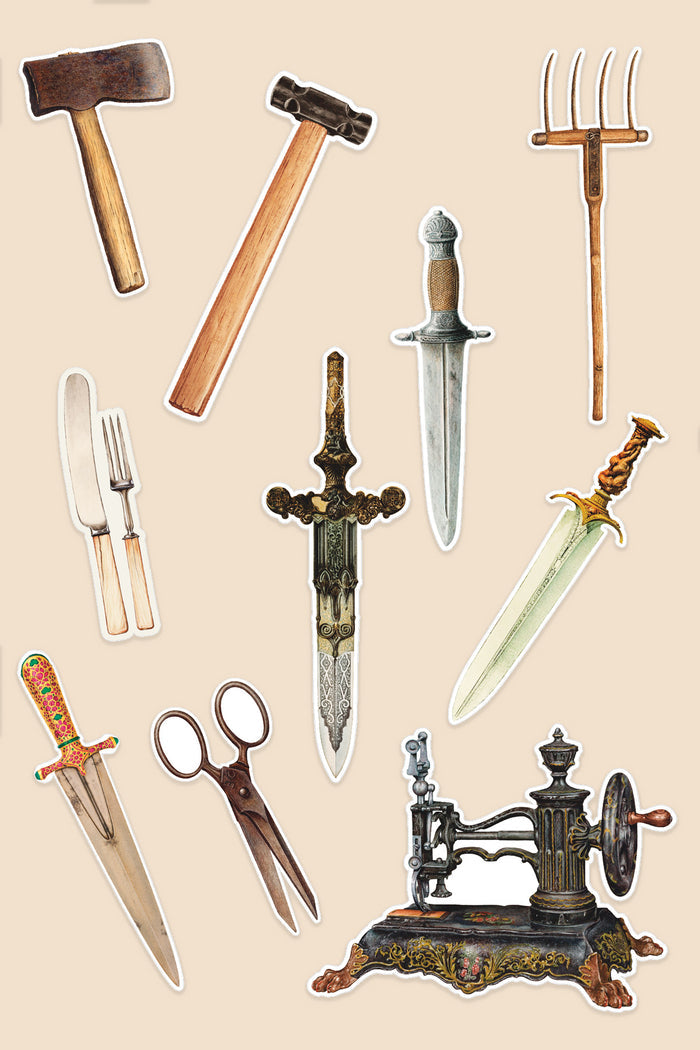 Sticker Pack: Gap Filler Tools & Weapons