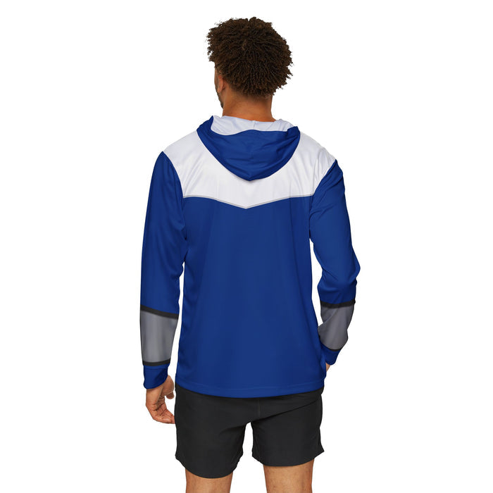 Timeranger Time Blue Hoodie (Full Print) Lightweight, Breathable, workout, pull over, fitness Hoodie Super Sentai Custom