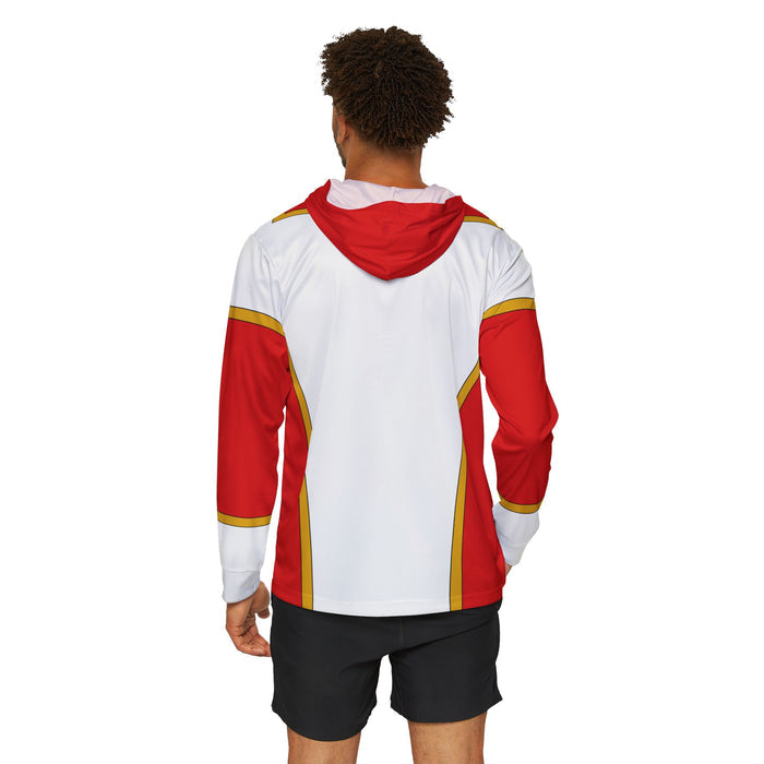 Turboranger Red Hoodie (Full Print) Super Sentai Custom Lightweight, Breathable, Workout, Pull over, Fitness, Retro