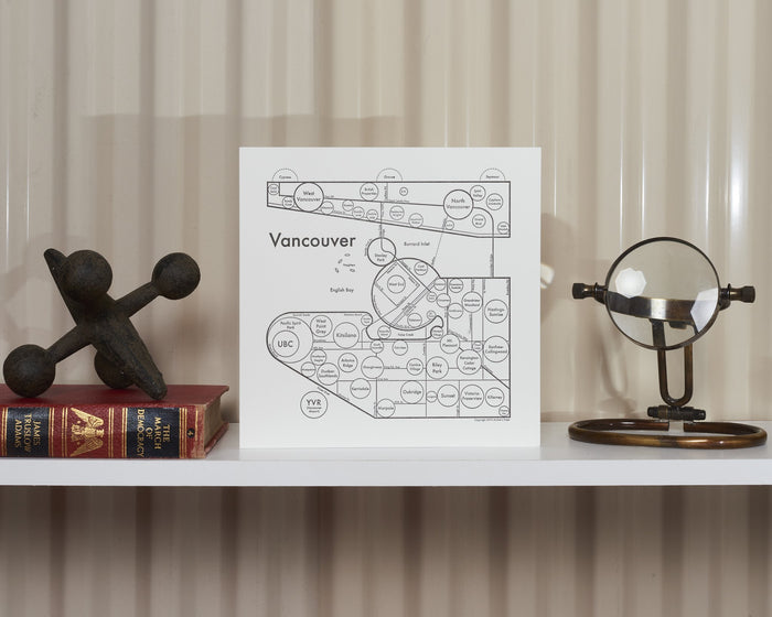 Vancouver Letterpress Print