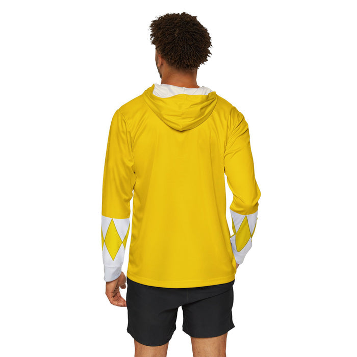 Zyuranger Yellow Hoodie (Full Print) Lightweight, Breathable, workout, pull over, fitness Hoodie Super Sentai Custom
