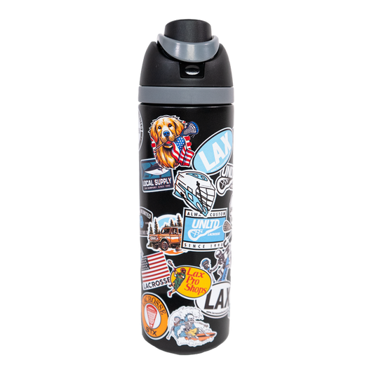 24 Oz Sticker Water Bottle