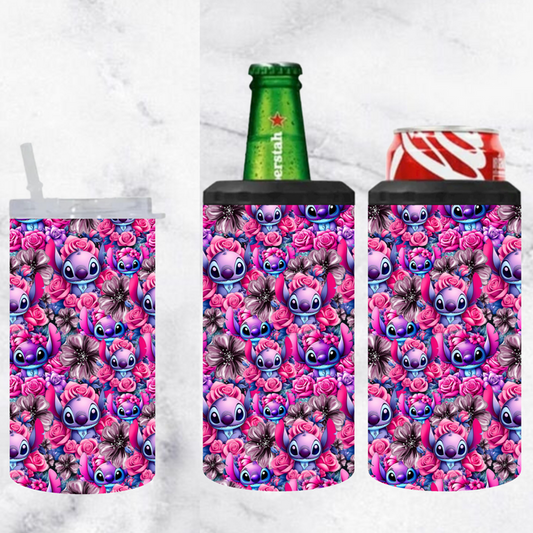 3 in 1 tumbler  FLOWER ALIEN (PINK)