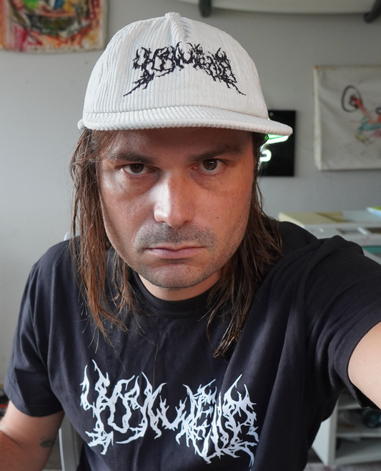 404 Media Death Metal Logo Corduroy Hat