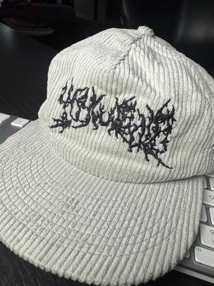 404 Media Death Metal Logo Corduroy Hat