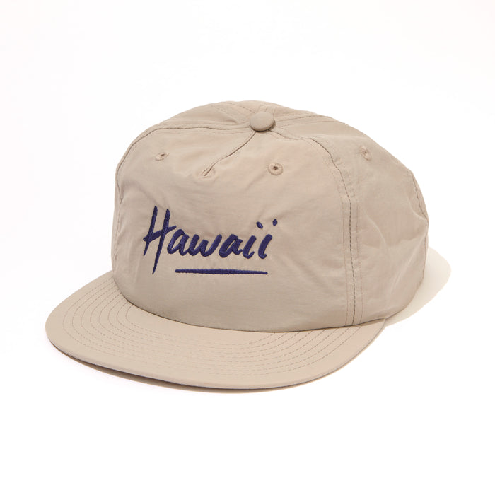 80's Hawaii Nylon Snapback - Stone