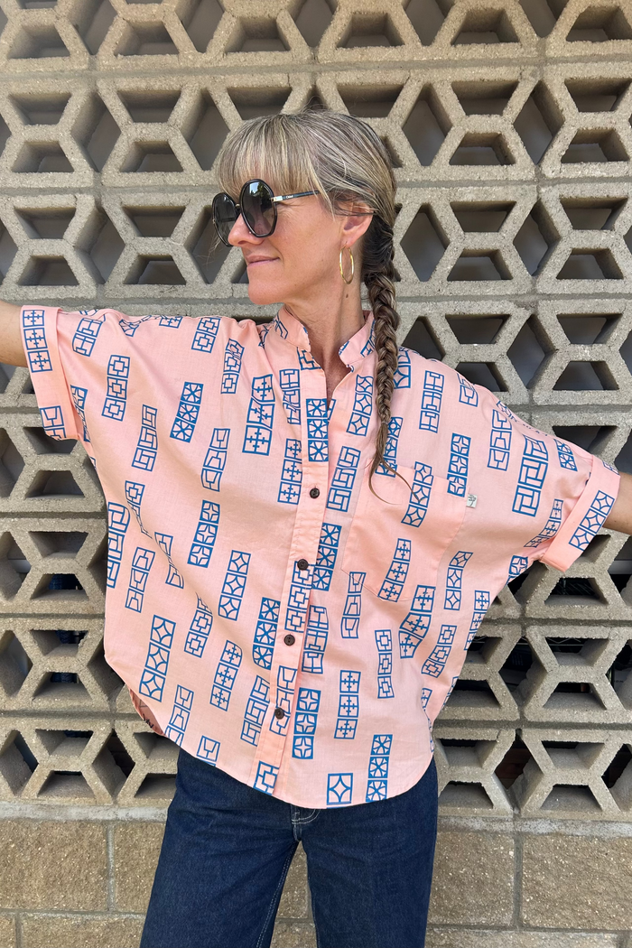 Mod Volcano Cocoa Harbor Shirt