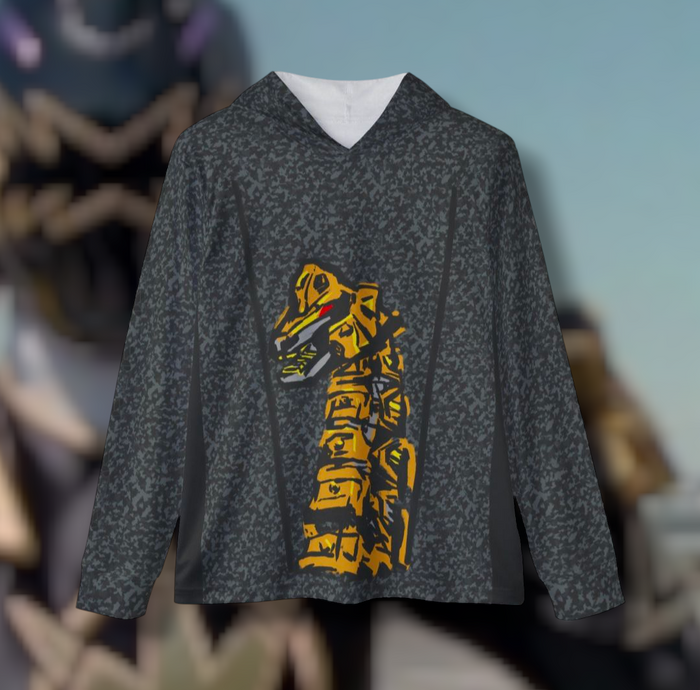 Abaranger Asuka Hoodie (Full Print) Lightweight, Breathable, workout, pull over, fitness Hoodie Super Sentai Custom