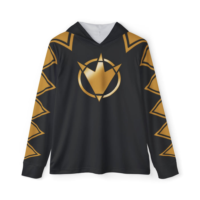 Abaranger Black Hoodie (Full Print) Lightweight, Breathable, workout, pull over, fitness Hoodie Super Sentai Custom