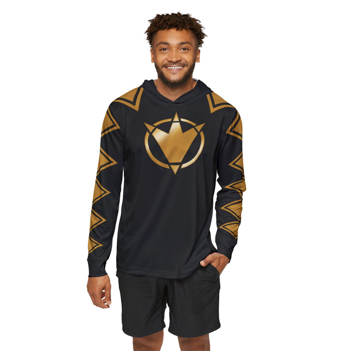 Abaranger Black Hoodie (Full Print) Lightweight, Breathable, workout, pull over, fitness Hoodie Super Sentai Custom