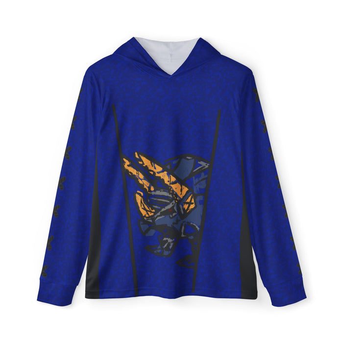 Abaranger blue Hoodie (Full Print) Lightweight, Breathable, workout, pull over, fitness Hoodie Super Sentai Custom