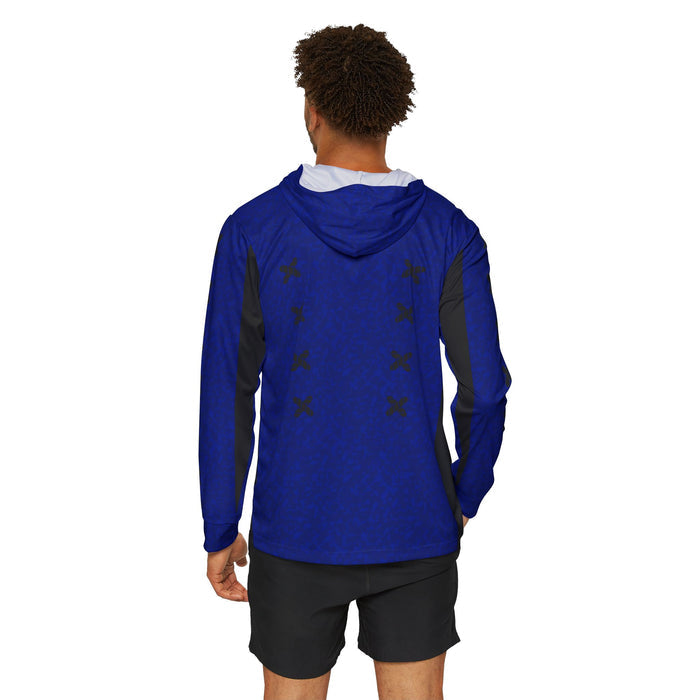 Abaranger blue Hoodie (Full Print) Lightweight, Breathable, workout, pull over, fitness Hoodie Super Sentai Custom