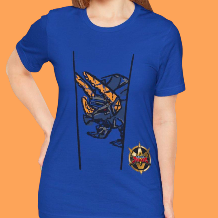 Abaranger Blue Ranger Tee Super Sentai T Shirt Custom Graphic Art Cosplay Shirts Rangers Retro Vintage 90s
