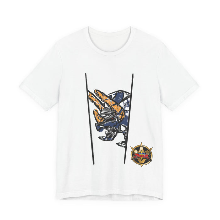 Abaranger Blue Ranger Tee Super Sentai T Shirt Custom Graphic Art Cosplay Shirts Rangers Retro Vintage 90s