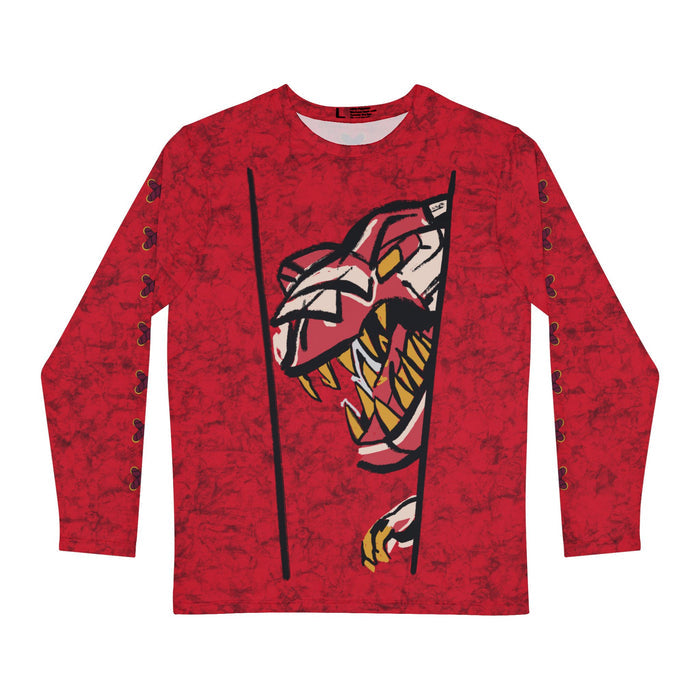 Abaranger Red Long Sleeve Shirt (Full Print) Custom Graphic Art Cosplay Shirts Rangers Retro Vintage 90s
