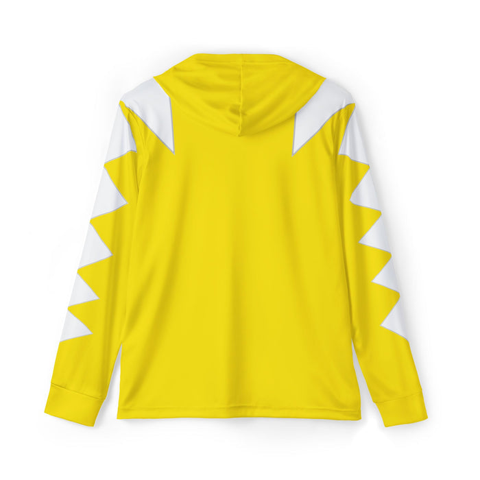 Abaranger Yellow Hoodie (Full Print) Lightweight, Breathable, workout, pull over, fitness Hoodie Super Sentai Custom