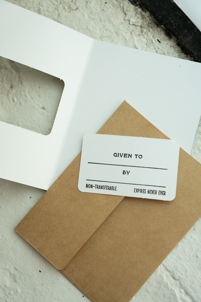 Access to Gossip - Punch-Out Novelty Card