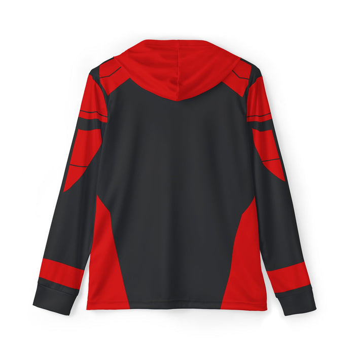 Akibaranger Red Hoodie (Full Print) Lightweight, Breathable, workout, pull over, fitness Hoodie Super Sentai Custom
