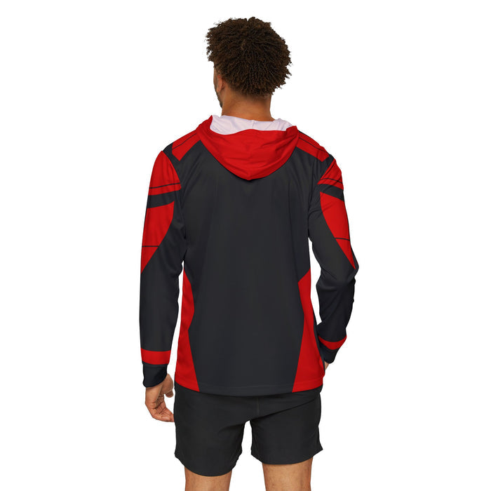 Akibaranger Red Hoodie (Full Print) Lightweight, Breathable, workout, pull over, fitness Hoodie Super Sentai Custom