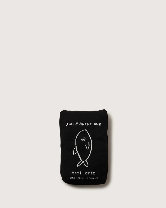 Ami Market Tote - Black