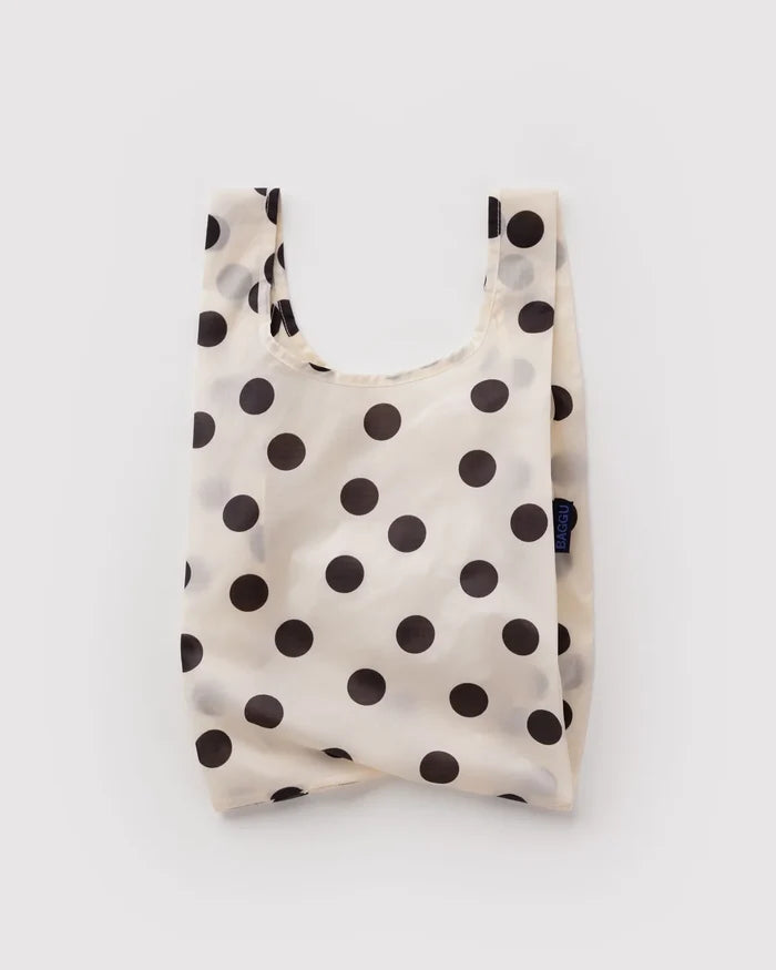 BABY BAGGU - CREAM AND BLACK POLKA DOT